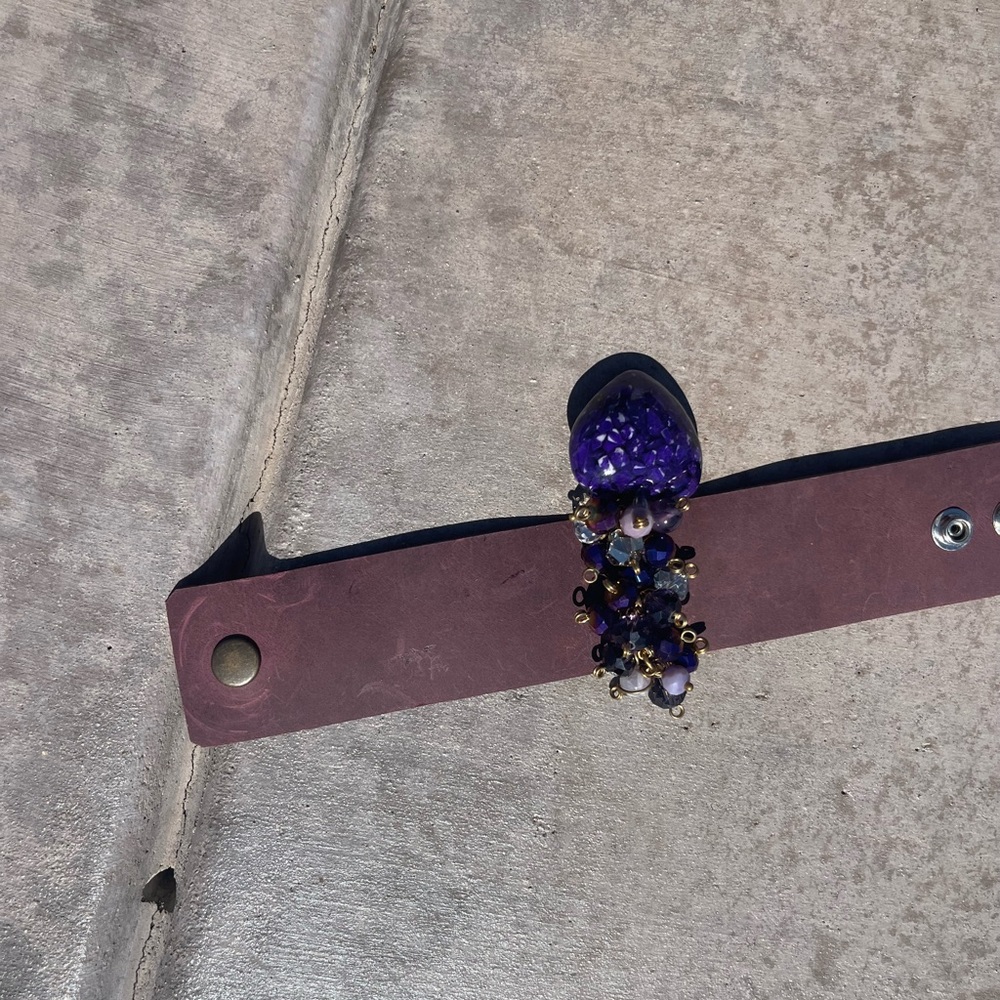 Heart shaped crystal bracelet